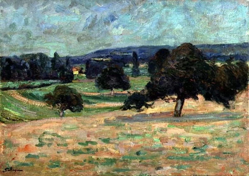 Paesaggio nell'Ile de France, 1895 circa